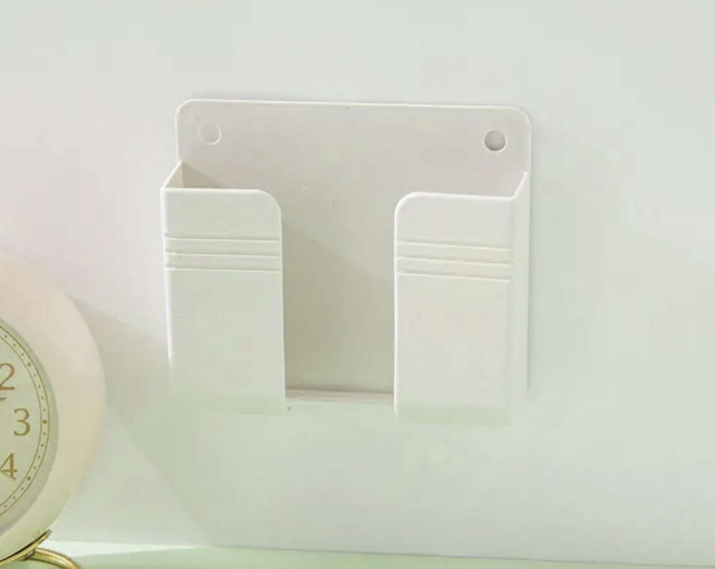 Wall Charging Phone Holder (White)