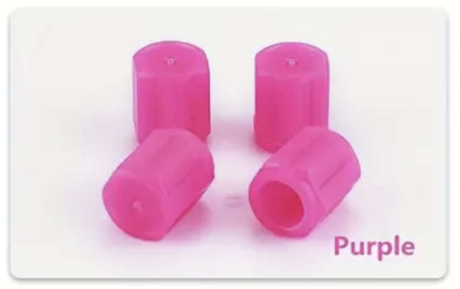 Bright Purple Glow-in-the-Dark Tyre Valve Cap