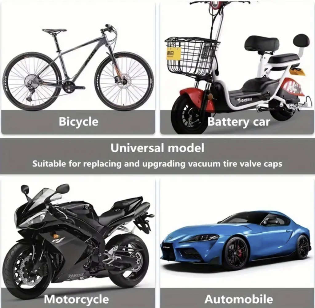 Bright Purple Glow-in-the-Dark Tyre Valve Cap