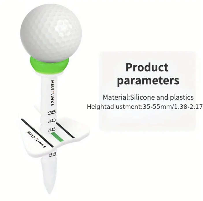 ***GOLF*** Adjustable Double Layer Golf Tee & Ball Marker (Green)
