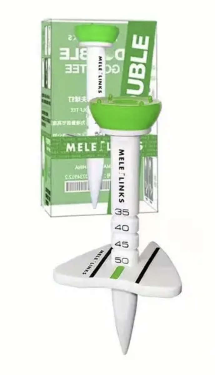 ***GOLF*** Adjustable Double Layer Golf Tee & Ball Marker (Green)