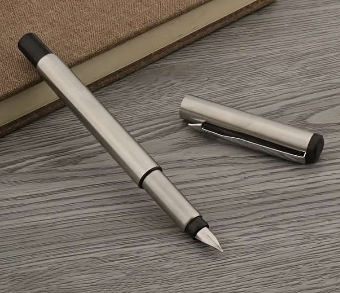 Vintage Inspired Stainless Steel Fountain Pen