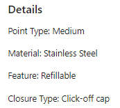 Vintage Inspired Stainless Steel Fountain Pen