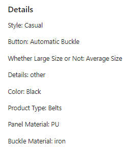 ***GOLF*** Versatile, Stylish Automatic Buckle PU Leather Belt 130cm