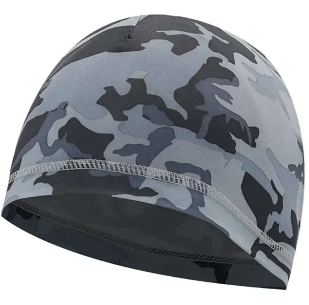 Grey Camo Beanie Cap