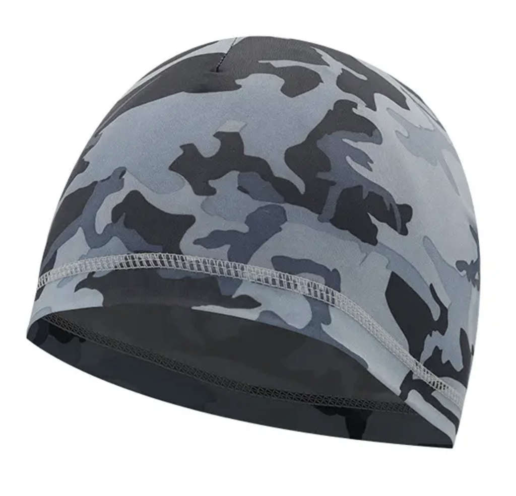 Grey Camo Beanie Cap