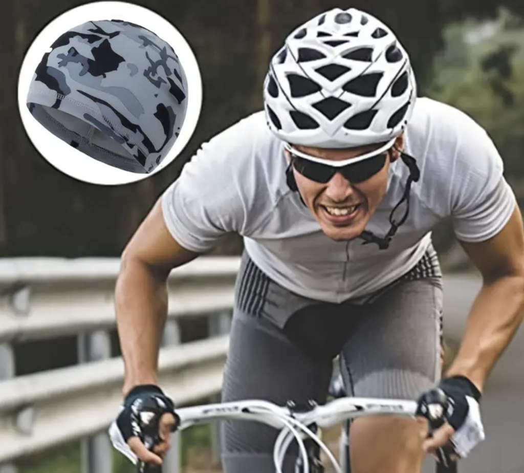 Grey Camo Beanie Cap