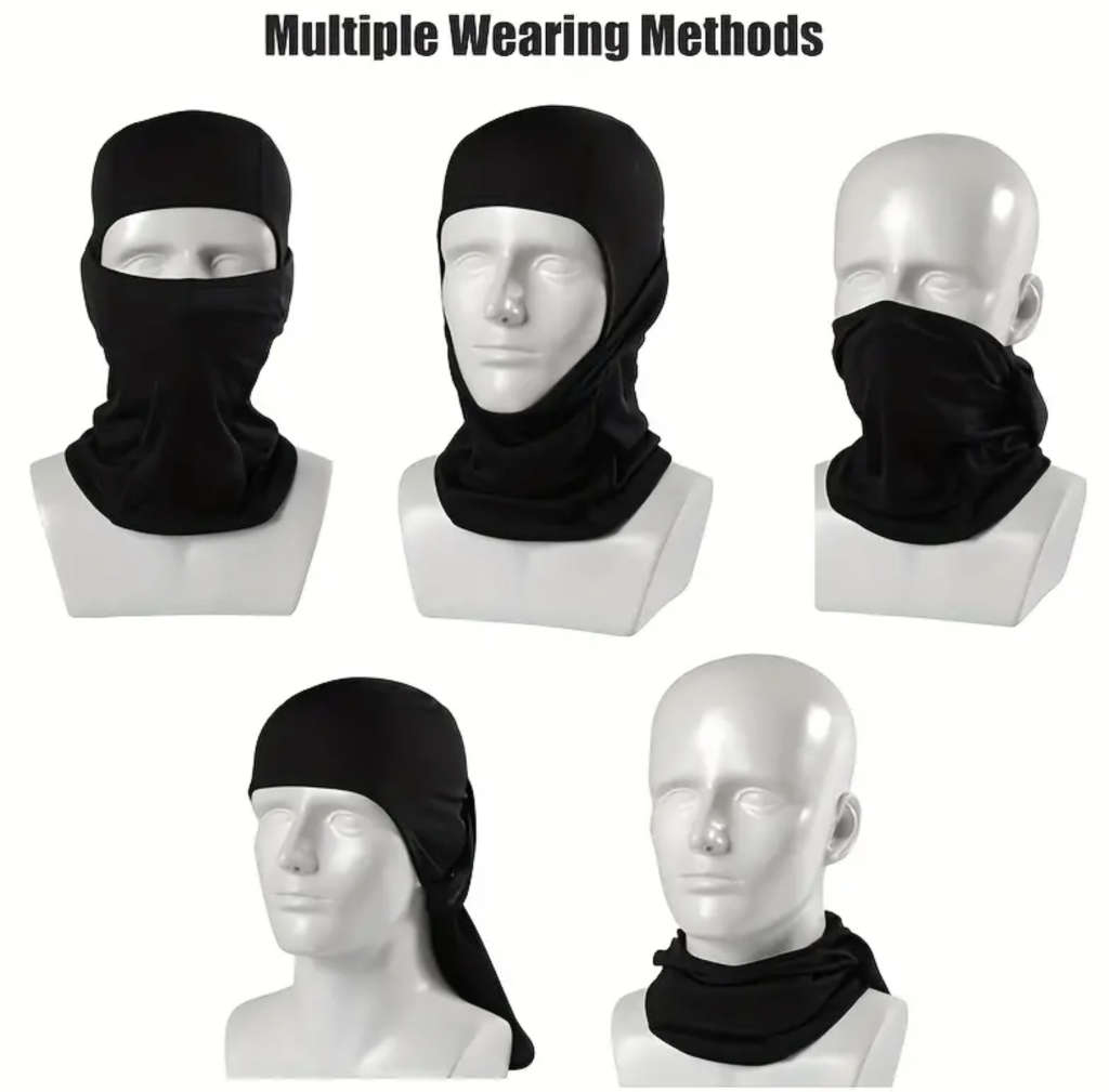 Black Camo Balaclava