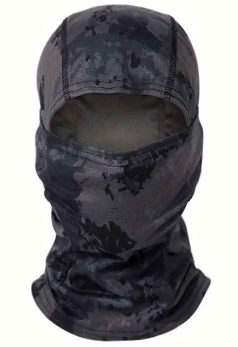Black Camo Balaclava