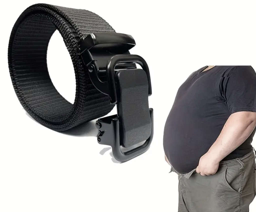 ***GOLF*** Black Canvas Automatic Buckle Belt 150cm