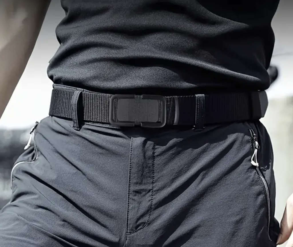 ***GOLF*** Black Canvas Automatic Buckle Belt 150cm