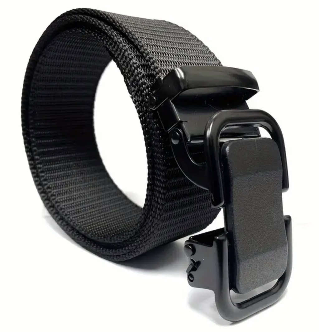 ***GOLF*** Black Canvas Automatic Buckle Belt 150cm