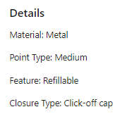 Matte Black Metal Roller Ball Pen