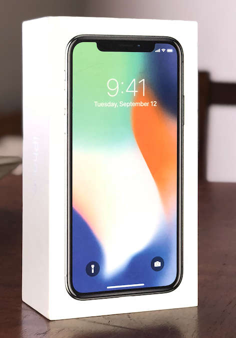 iPhone X 64GB white - Excellent condition