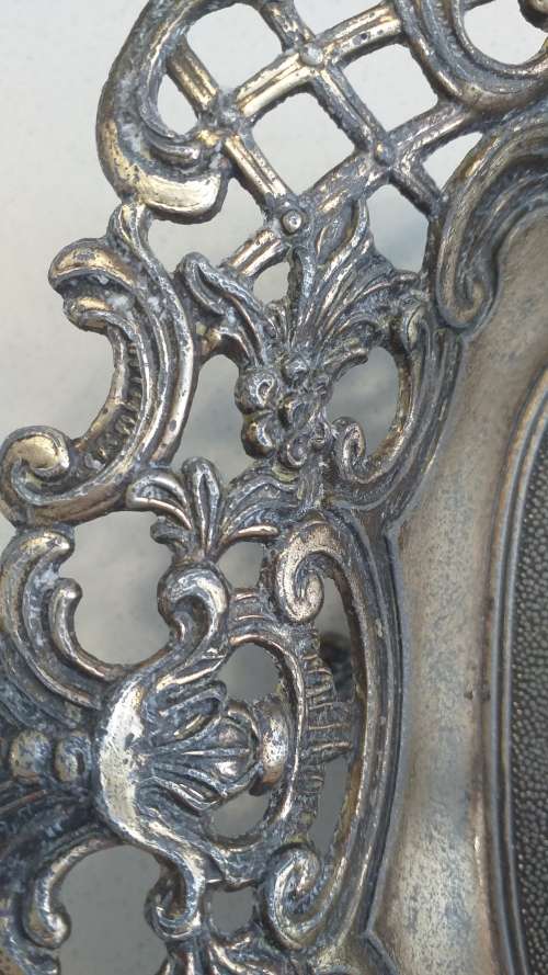 `SPECTACULAR` VINTAGE!!! FRENCH MOD DEP FILIGREE BASKET WITH BRASS FINISH