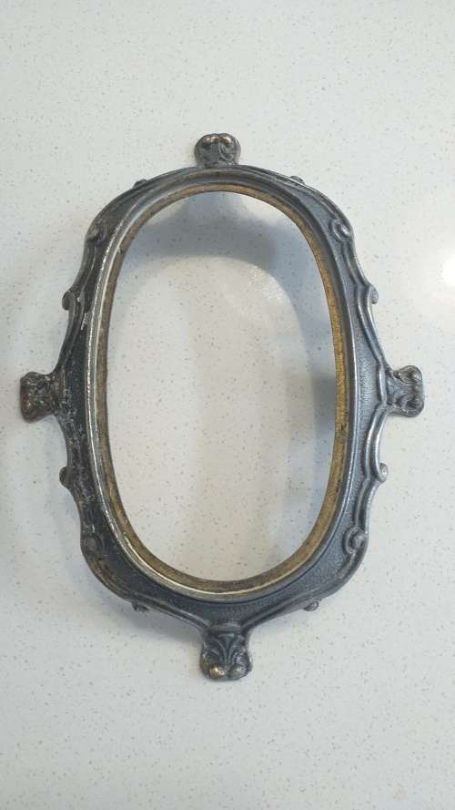 `SPECTACULAR` VINTAGE!!! FRENCH MOD DEP FILIGREE BASKET WITH BRASS FINISH