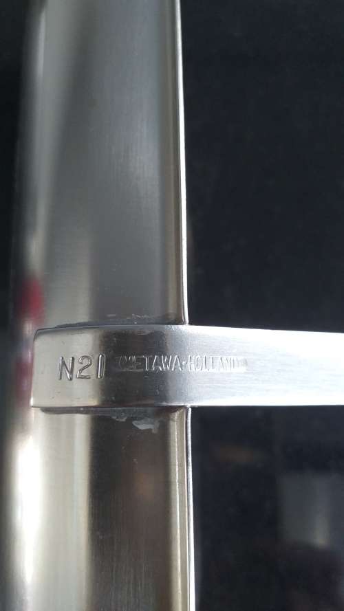 RARE `SILENT BUTLER CRUMB CATCHER WITH BRUSH METAWA - HOLLAND