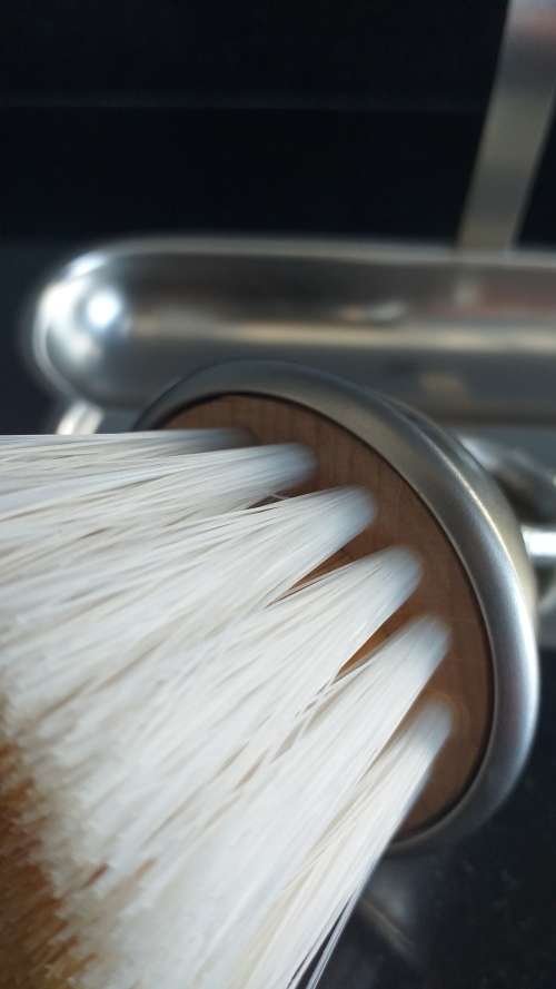 RARE `SILENT BUTLER CRUMB CATCHER WITH BRUSH METAWA - HOLLAND