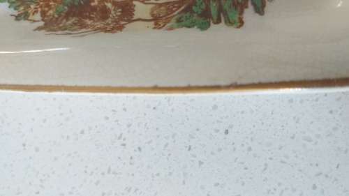 LANCASTER and SANDLAND LTD STAFFORDSHIRE ENGLAND `SANDLAND WARE` BUTTER DISH