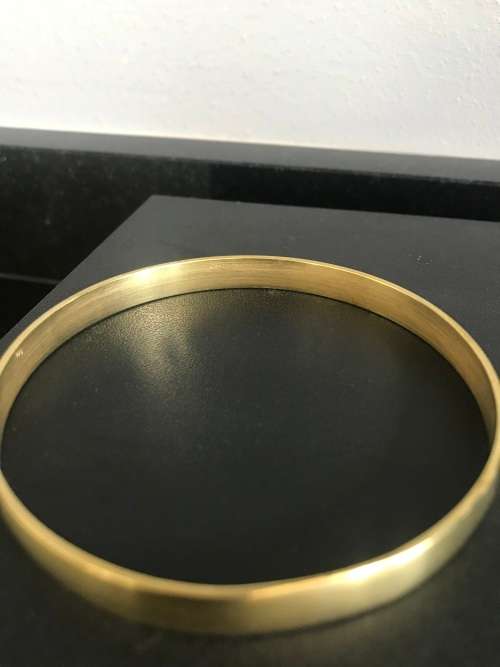 BEAUTIFUL VINTAGE 1960`s BRANGLE ALTHOUGH STAMPED 9CT AND THE BRITISH 375 `DOES NOT TEST AS GOLD`