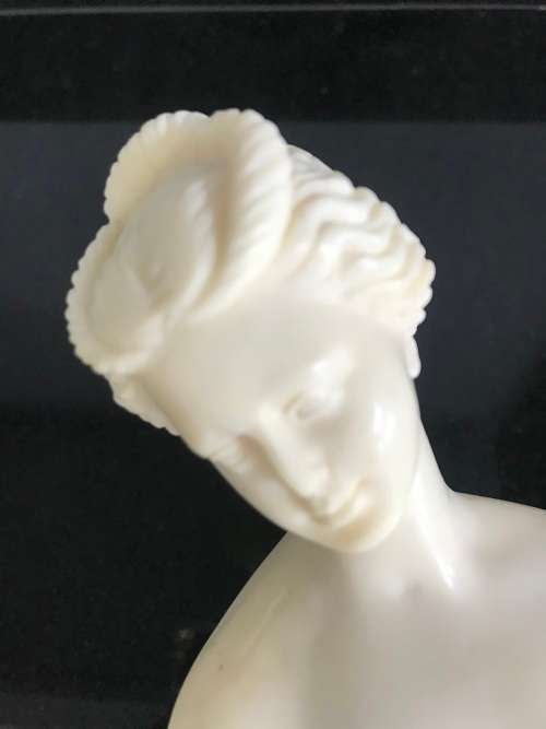 `HELEN of TROY` GREEK NUDE BEIGE CERAMIC FIGURINE!!! LARGE 33.5CM