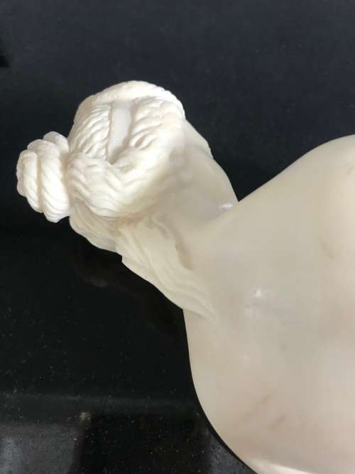 `HELEN of TROY` GREEK NUDE BEIGE CERAMIC FIGURINE!!! LARGE 33.5CM