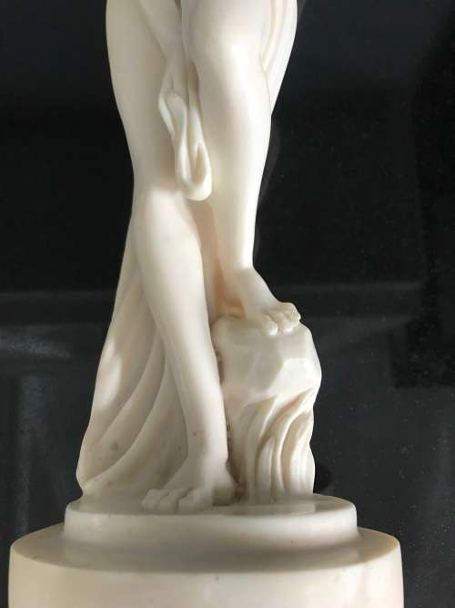 `HELEN of TROY` GREEK NUDE BEIGE CERAMIC FIGURINE!!! LARGE 33.5CM