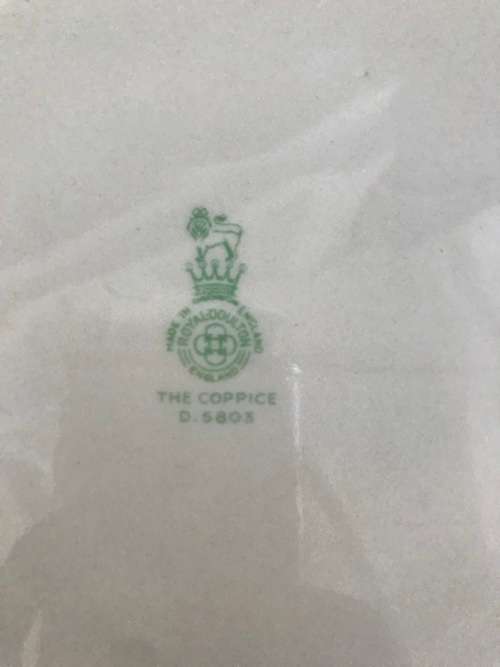 `RARE` VINTAGE 1930`s ROYAL DOULTON (THE COPPICE D5803) LARGE OVAL SERVING PLATE - 33CM