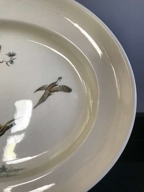 `RARE` VINTAGE 1930`s ROYAL DOULTON (THE COPPICE D5803) LARGE OVAL SERVING PLATE - 33CM