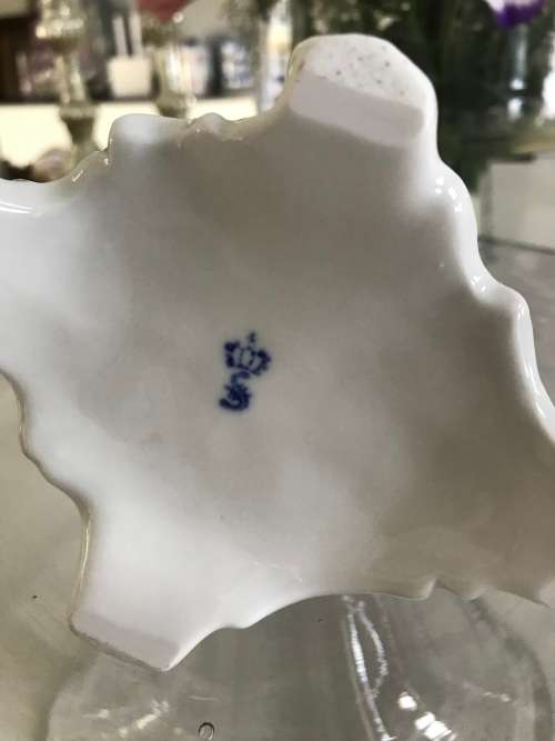 ANTIQUE!! Circa 1918 - ORIGINAL MARK - SITZENDORF `ALLEGORY OF WINTER` PORCELAIN FIGURE