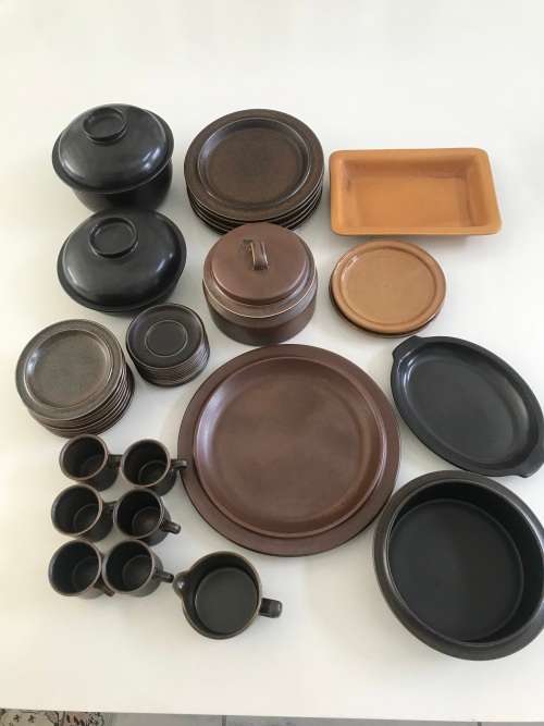 `VINTAGE` MID-CENTURY MODERN STONEWARE BY ULLA PROCOPE FOR HER RUSKA COLLECTION BY ARABIA FINLAND!!!