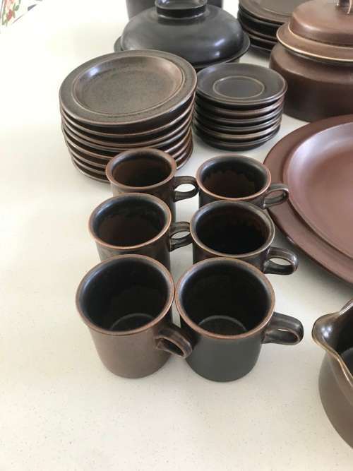 `VINTAGE` MID-CENTURY MODERN STONEWARE BY ULLA PROCOPE FOR HER RUSKA COLLECTION BY ARABIA FINLAND!!!