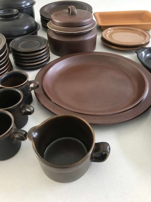 `VINTAGE` MID-CENTURY MODERN STONEWARE BY ULLA PROCOPE FOR HER RUSKA COLLECTION BY ARABIA FINLAND!!!