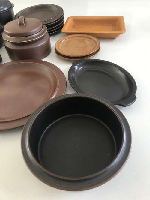 `VINTAGE` MID-CENTURY MODERN STONEWARE BY ULLA PROCOPE FOR HER RUSKA COLLECTION BY ARABIA FINLAND!!!