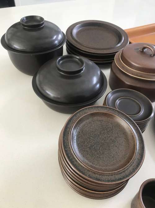 `VINTAGE` MID-CENTURY MODERN STONEWARE BY ULLA PROCOPE FOR HER RUSKA COLLECTION BY ARABIA FINLAND!!!