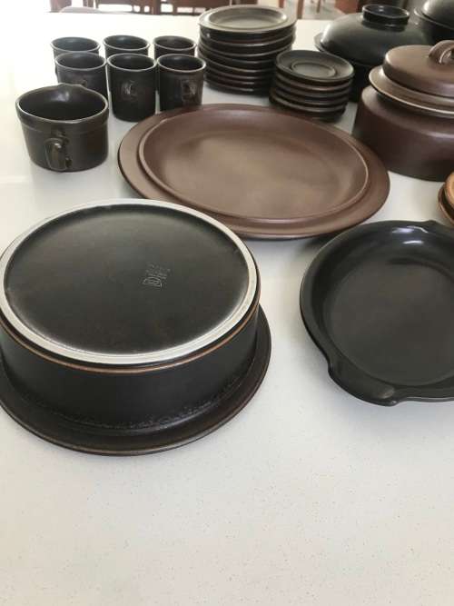 `VINTAGE` MID-CENTURY MODERN STONEWARE BY ULLA PROCOPE FOR HER RUSKA COLLECTION BY ARABIA FINLAND!!!