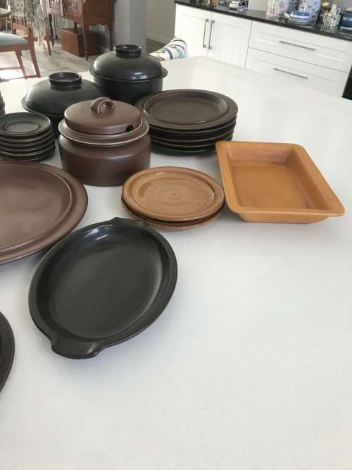 `VINTAGE` MID-CENTURY MODERN STONEWARE BY ULLA PROCOPE FOR HER RUSKA COLLECTION BY ARABIA FINLAND!!!