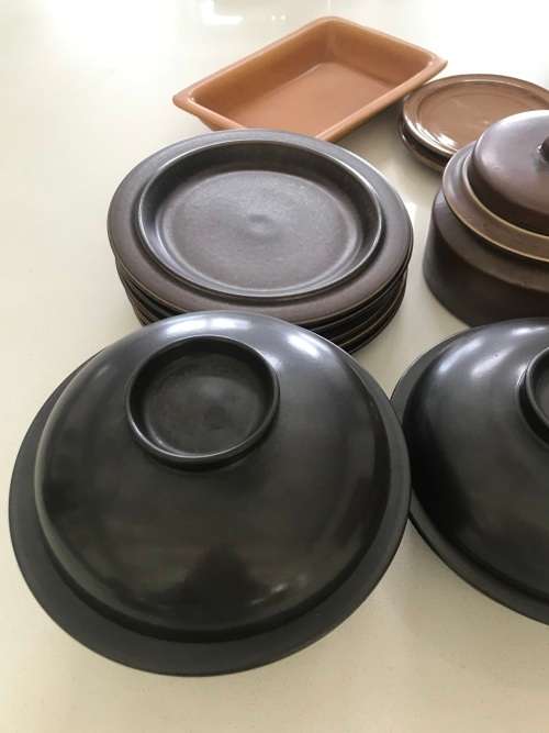 `VINTAGE` MID-CENTURY MODERN STONEWARE BY ULLA PROCOPE FOR HER RUSKA COLLECTION BY ARABIA FINLAND!!!