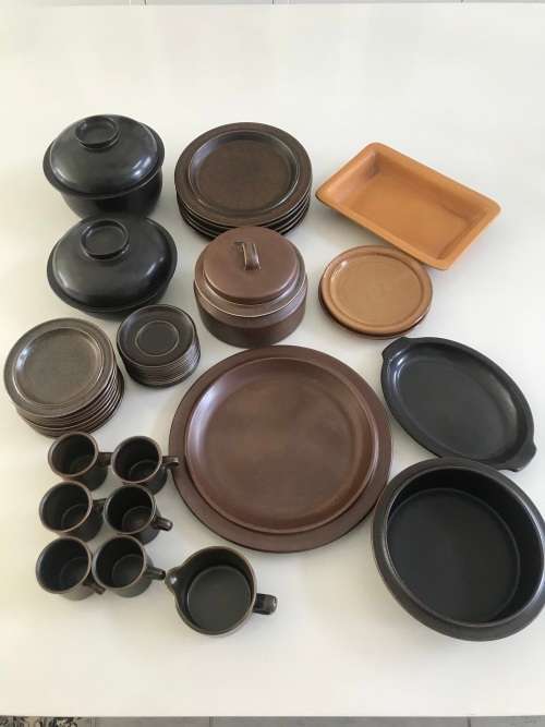 `VINTAGE` MID-CENTURY MODERN STONEWARE BY ULLA PROCOPE FOR HER RUSKA COLLECTION BY ARABIA FINLAND!!!