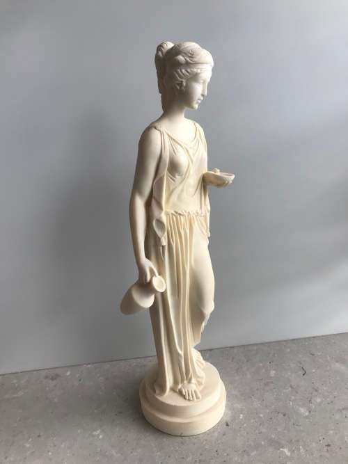 GREEK GODDESS OF YOUTH HEBE /WIFE OF HERACLES! CUPBEARER TO THE GODS LARGE RESIN FIGURINE!!