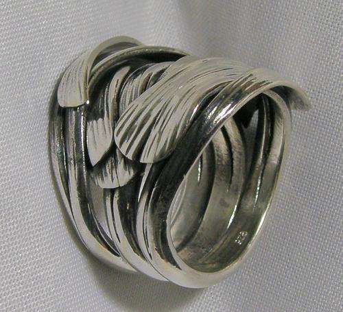 Solid Sterling Silver  - Ribbon wrap