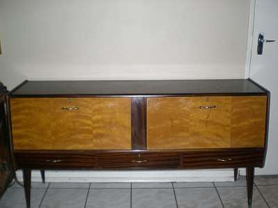 Retro Sideboard/Drinks Cabinet made from Imbuia and Yellow wood