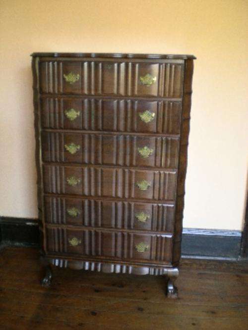 Imbuia Ball and Claw Chest of Drawers