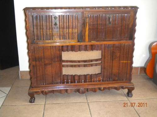 Stunning Stinkwood Radiogram