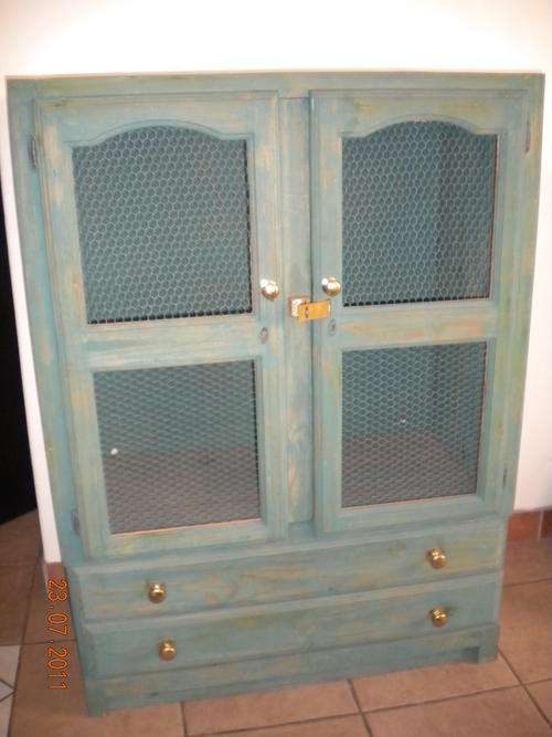 Painted Pine Line Chest Or TV Cupboard