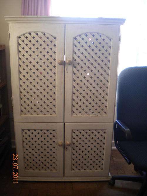 White Painted Linen Or TV Cabinet
