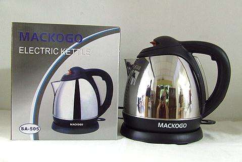 MACKOGO *** ELECTRIC KETTLE *** STAINLESS STEEL