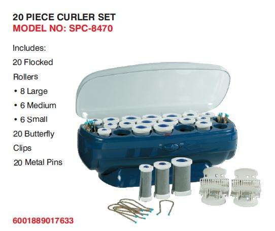 Sunbeam *** 20 Piece Curler Set