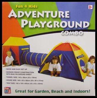 ADVENTURE PLAYGROUND COMBO *** Great for Garden, Beach and Indoors *** Ages 3+
