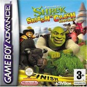 SHREK SMASH 'N CRASH RACING GAMEBOY ADVANCE